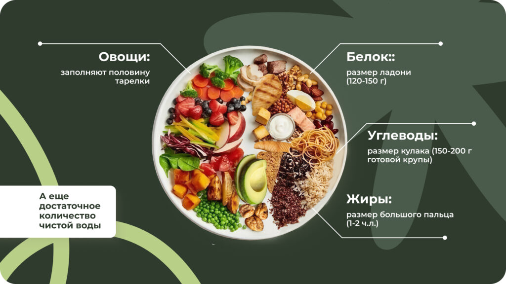 Так выглядит сбалансированная тарелка