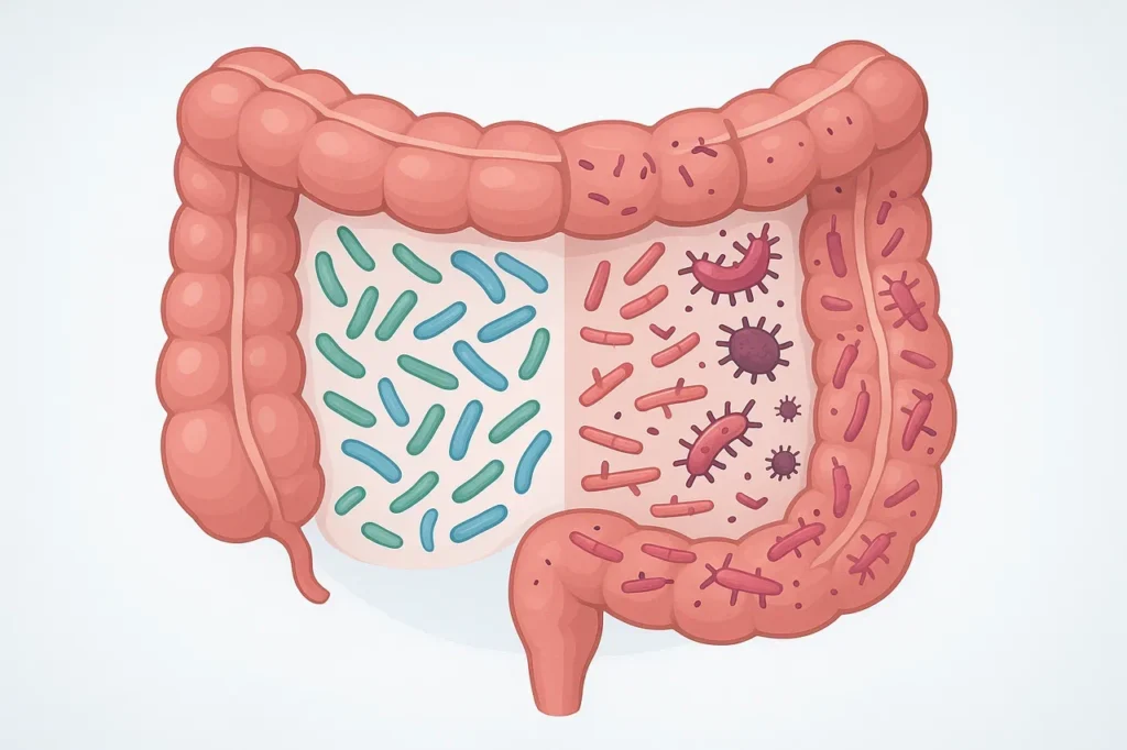 Дисбаланс между полезными и условно-патогенными бактериями усиливает чувство голода и приводит к перееданию